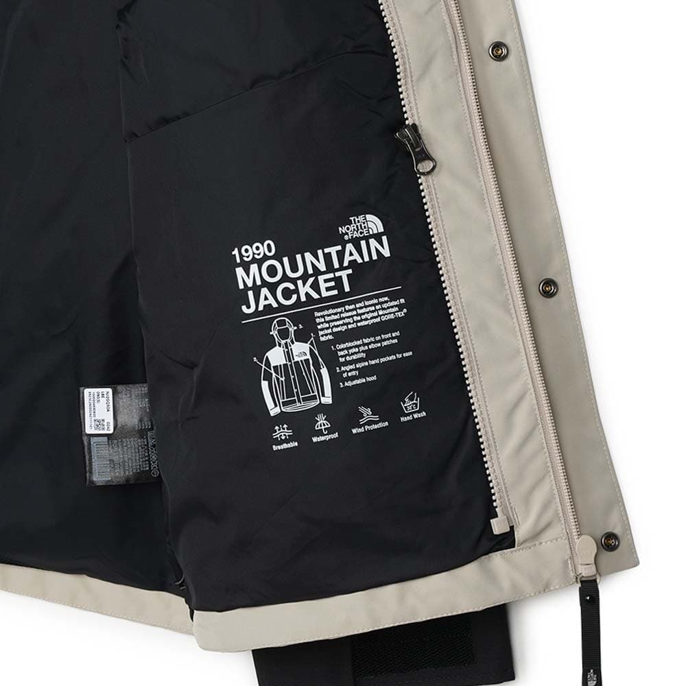 노스페이스 에코 고어텍스 마운틴 자켓 베이지블랙 NJ2GQ50A