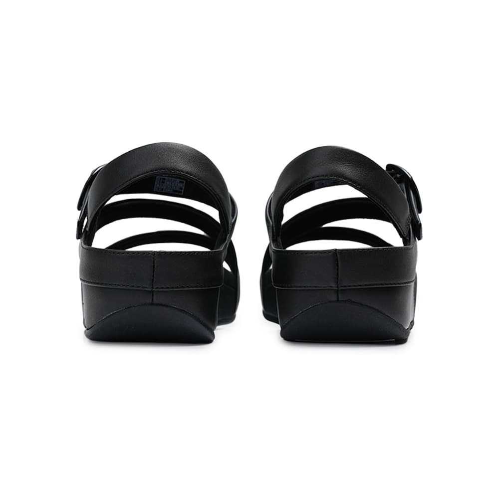 핏플랍 스키니 백스트랩 샌들 블랙 J18-001