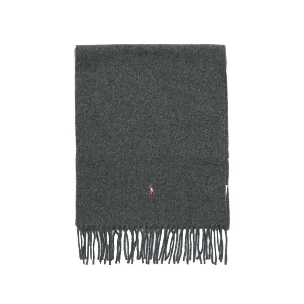 폴로 랄프로렌 시그니처 버진 울 머플러 차콜 PC1047-032