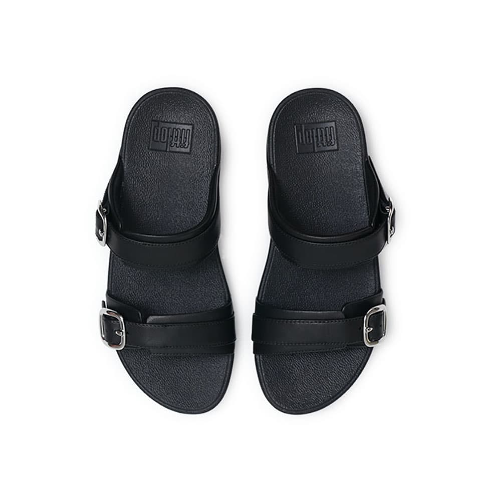 핏플랍 루루 레더 슬라이드 블랙 ES7-090