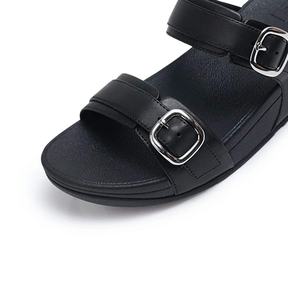 핏플랍 루루 레더 슬라이드 블랙 ES7-090