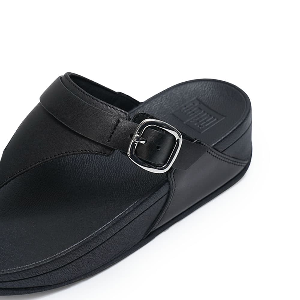 핏플랍 루루 레더 토포스트 샌들 블랙 ES8-090