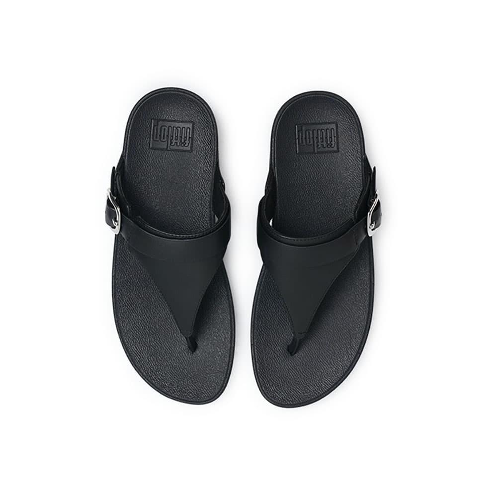 핏플랍 루루 레더 토포스트 샌들 블랙 ES8-090