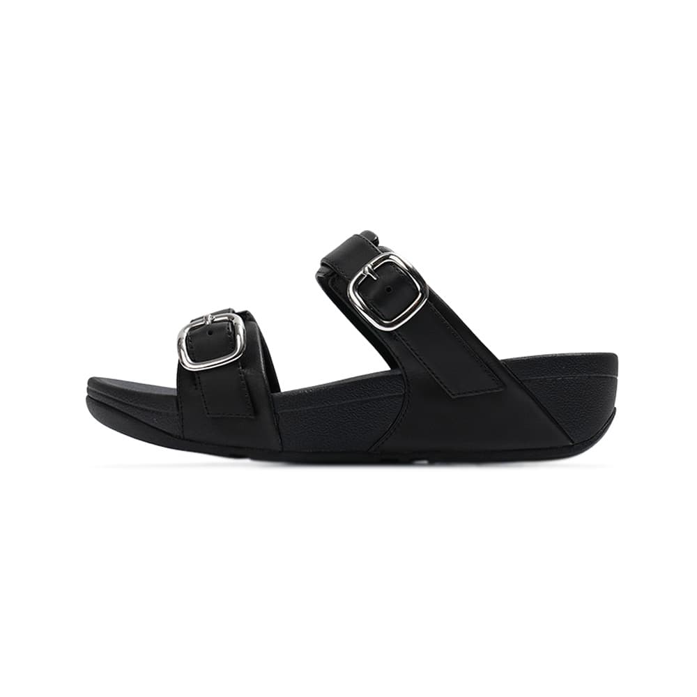 핏플랍 루루 레더 슬라이드 블랙 ES7-090