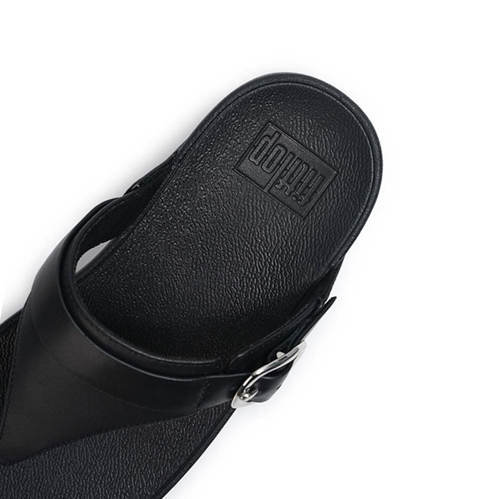 핏플랍 루루 레더 토포스트 샌들 블랙 ES8-090