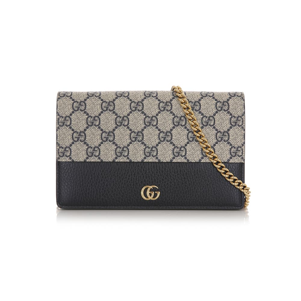 [국내/당일]25SS 497985 17WAG 4041 구찌 GG 마몽 미니 베이지블루 체인백