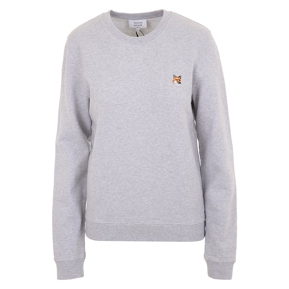 [국내/당일]24FW LW00302KM0001 H120 메종키츠네 폭스 헤드 패치 여성 맨투맨