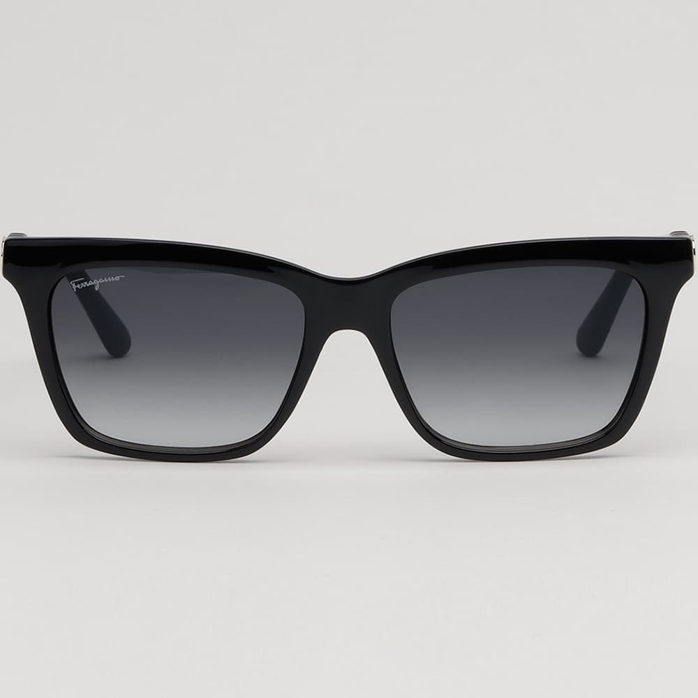 페라가모 선글라스 SF1027S 001 블랙 캣아이 사각 뿔테 명품