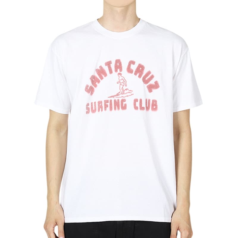 디몬트 와일드동키 남성 산타 크루즈 반팔(화이트) T-SANTA CRUZE