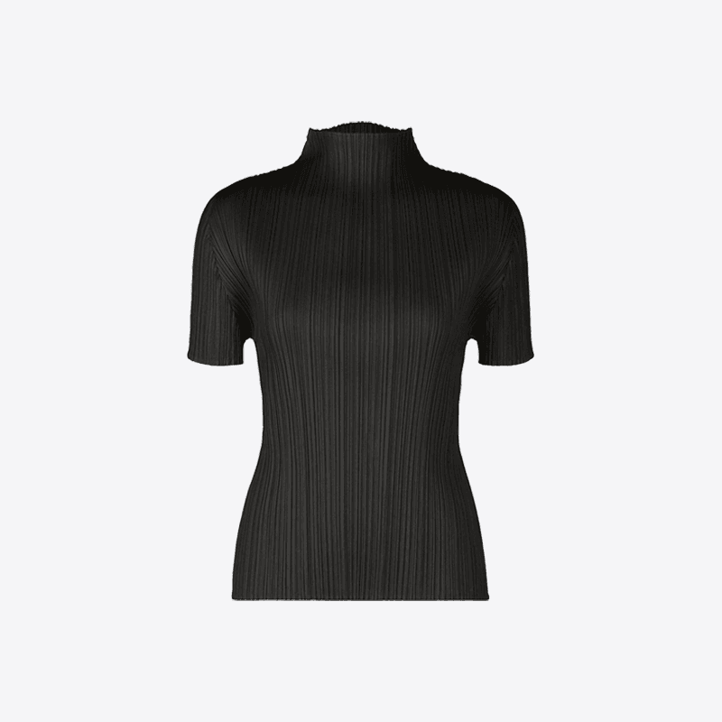 이세이미야케 플리츠 플리세 여성 먼슬리 메이 반팔 티셔츠 (블랙) PP51 JK152 15