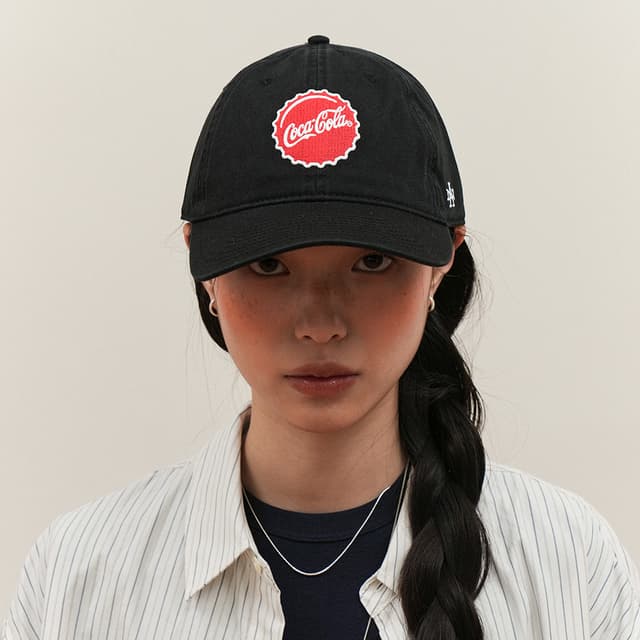 [아메리칸니들] COCA-COLA CROWN MARK BALLPARK CAP - BLACK