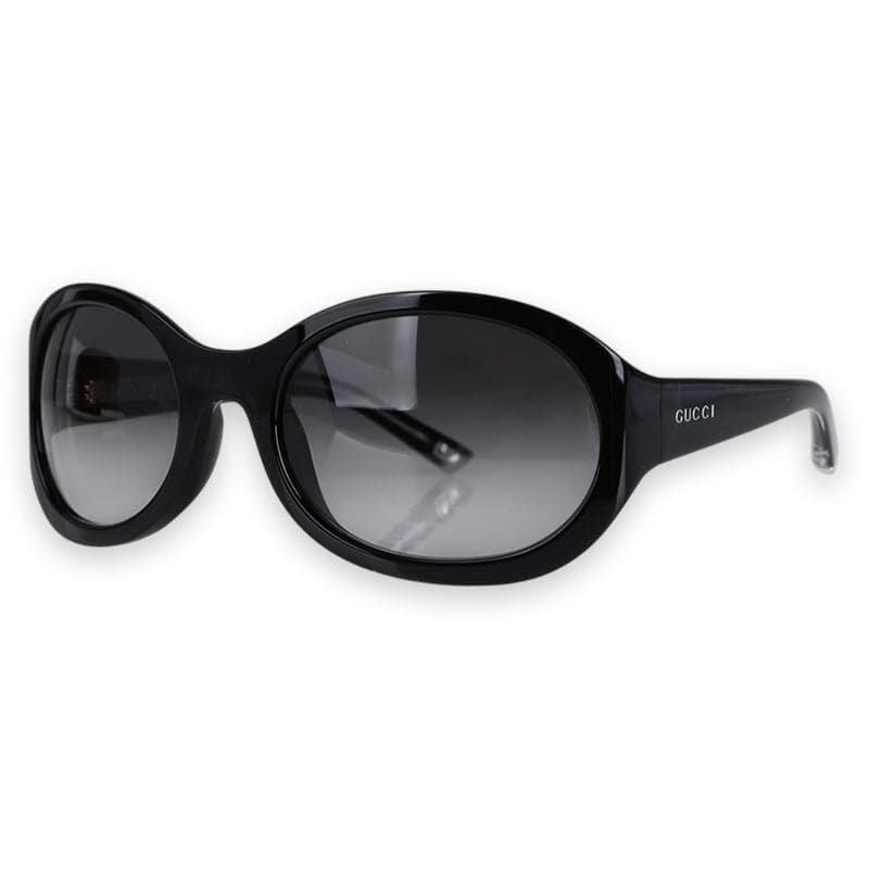 디몬트 구찌 여성 글로시 아세테이트 라운드 선글라스(블랙) 831871 J0740 1012