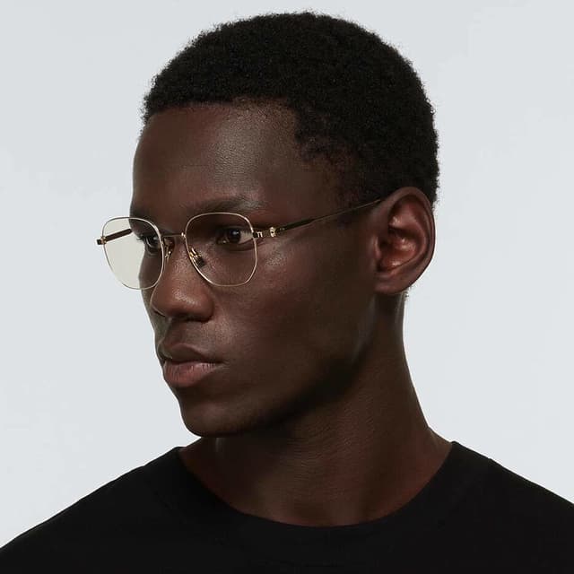 디올 안경테 NEODIOR O S4U B000 가벼운 금테 명품 사각 데일리