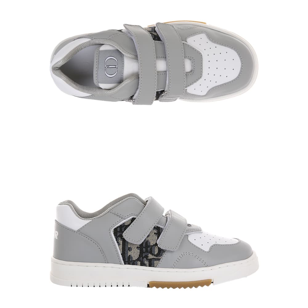 [국내/당일]25SS 5SBS25SHOE 43C 디올 키즈 B27 오블리크 벨크로 스니커즈