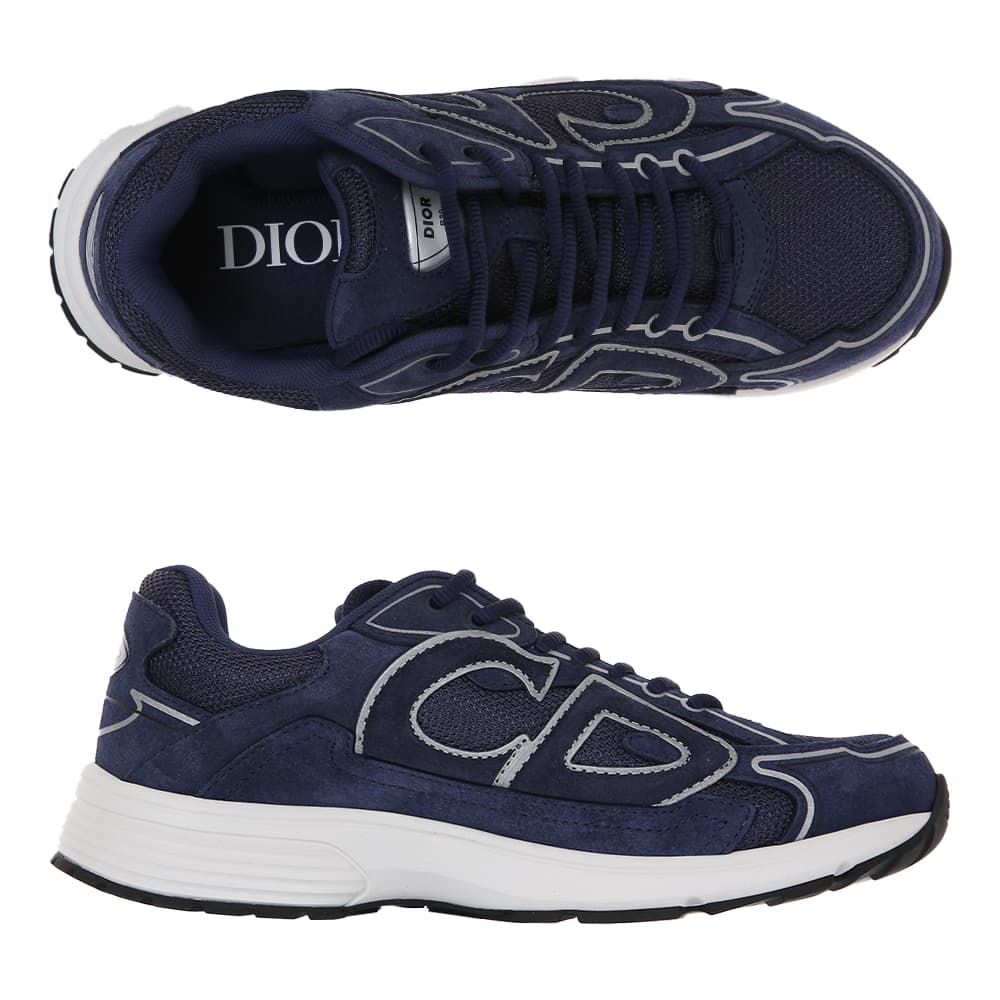 [국내/당일]25SS 3SN279ZEI 520 디올 B30 카운트다운 레더 메시 스니커즈