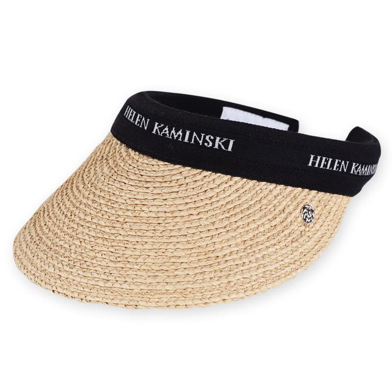 디몬트 헬렌카민스키 여성 마리나 바이저햇(내추럴/블랙로고) HAT50318 Natural/Black Logo