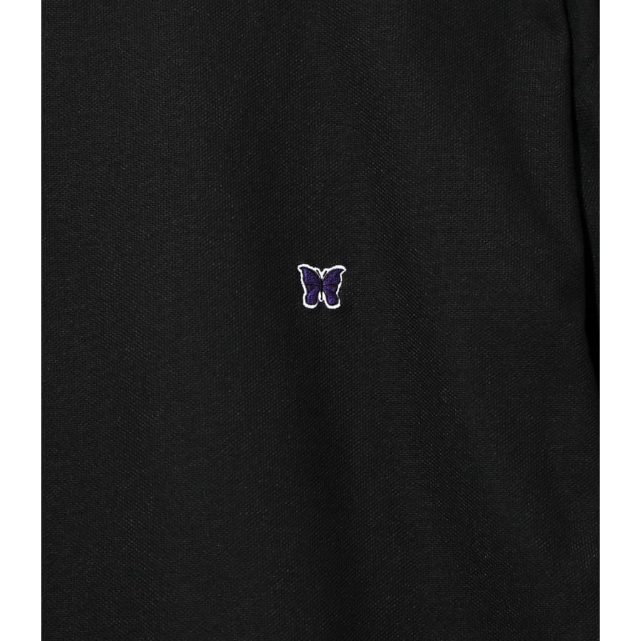 니들스 숏슬리브 목 넥 반팔 티셔츠 (블랙) QV353