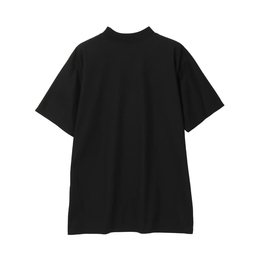 니들스 숏슬리브 목 넥 반팔 티셔츠 (블랙) QV353