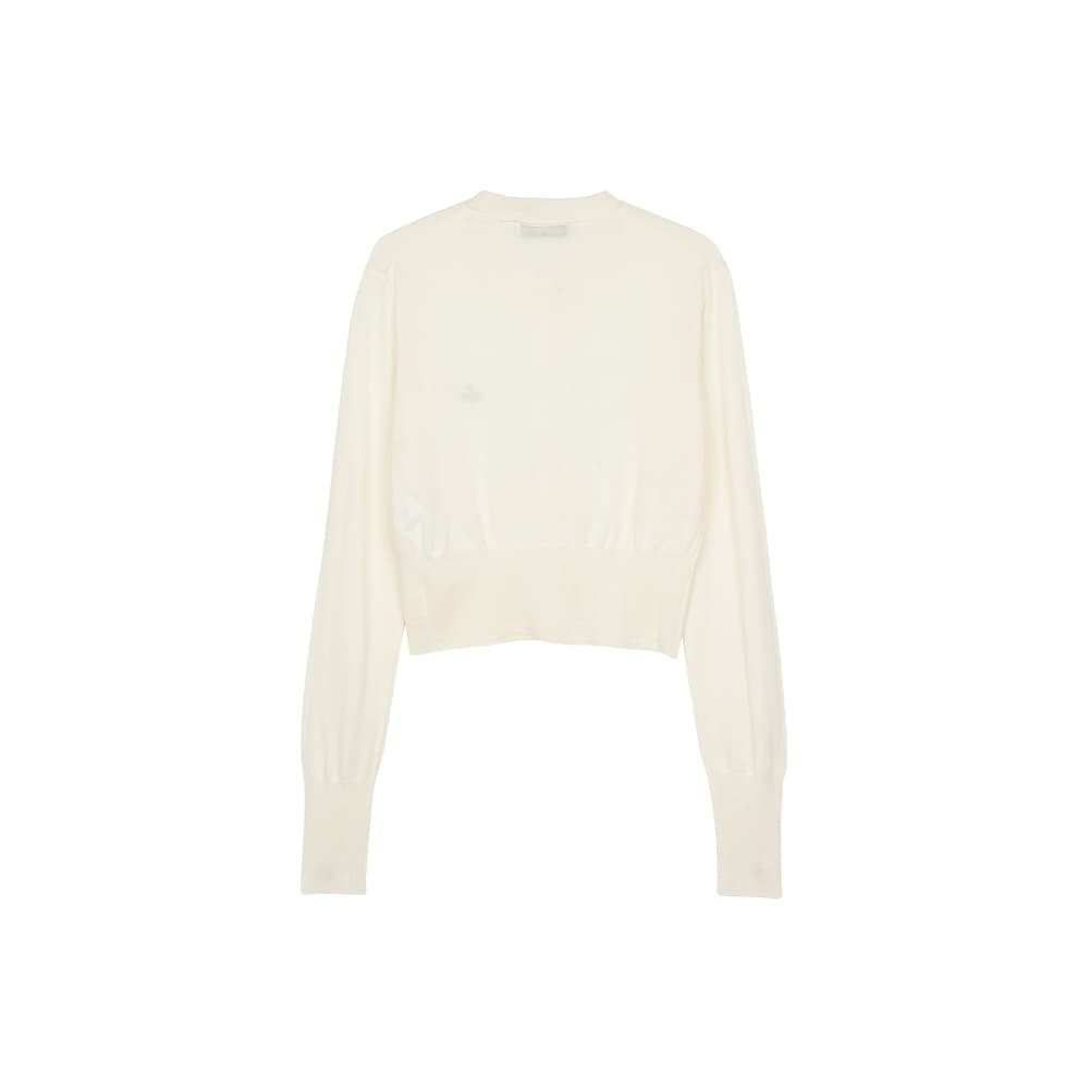 비비안웨스트우드 여성 베아 크롭 가디건 크림 1803002U-Y001A-A408