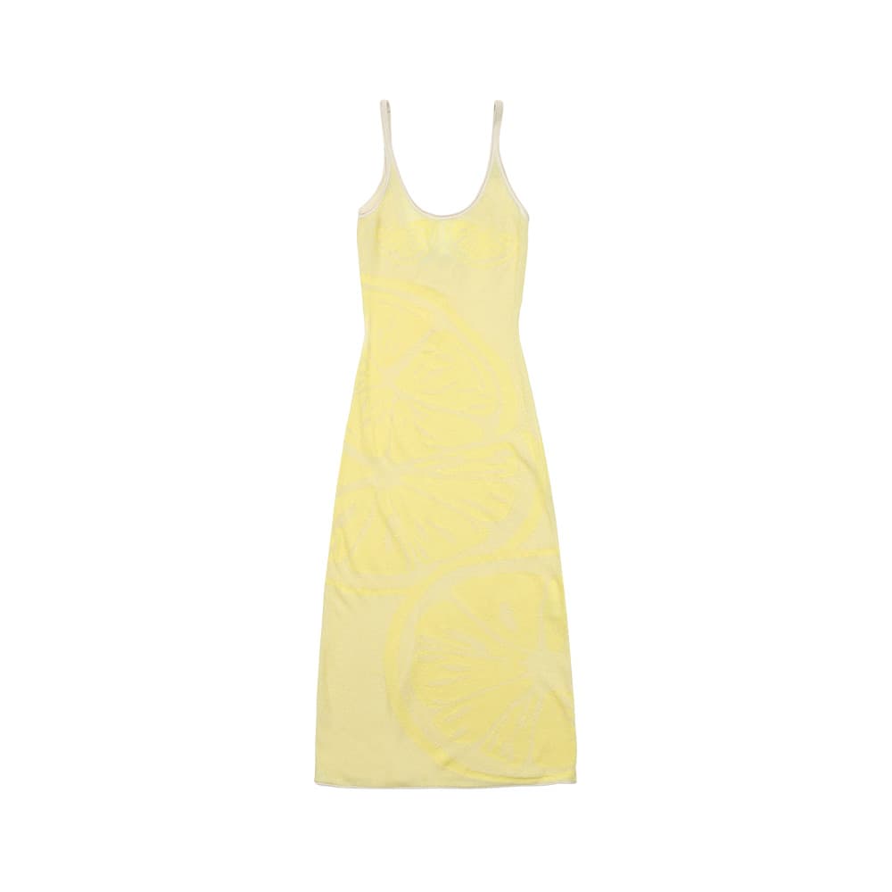 하우스오브써니 여성 레몬스 온 어 플레이트 민소매 원피스 옐로우 VOL21105-B