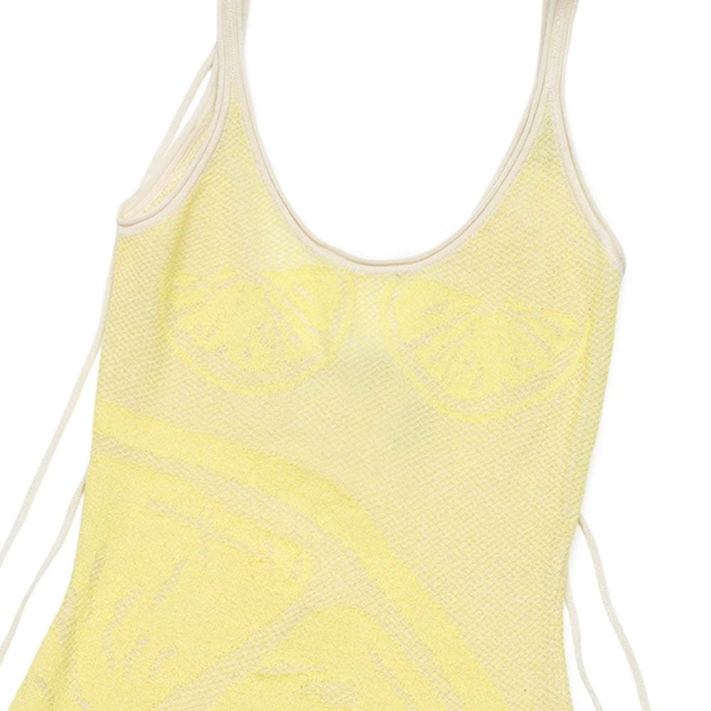 하우스오브써니 여성 레몬스 온 어 플레이트 민소매 원피스 옐로우 VOL21105-B