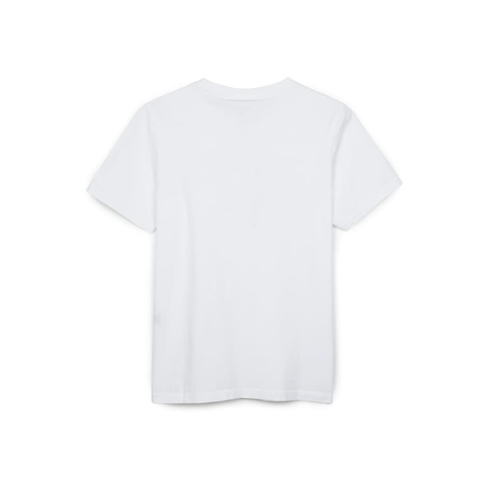 메종키츠네 여성 베이비 폭스 패치 레귤러 티셔츠 화이트 MW00110KJ0008-P100