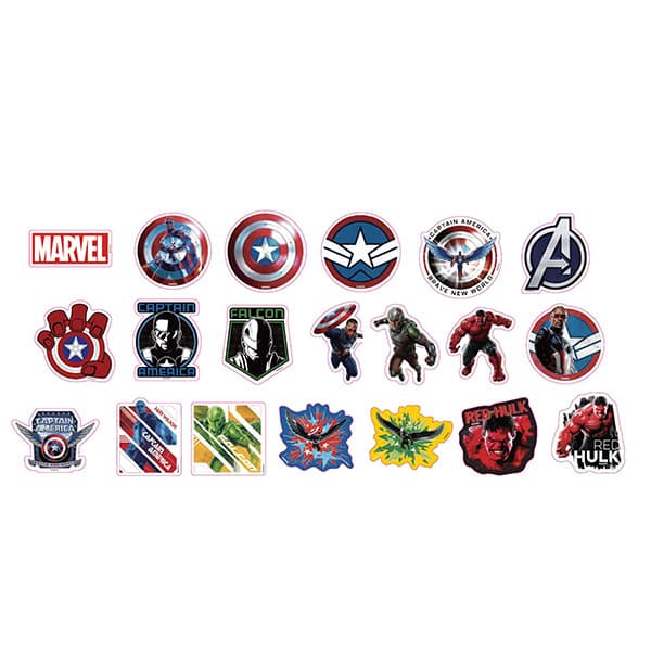 [MCS] 캡틴 아메리카 조각 스티커 20종