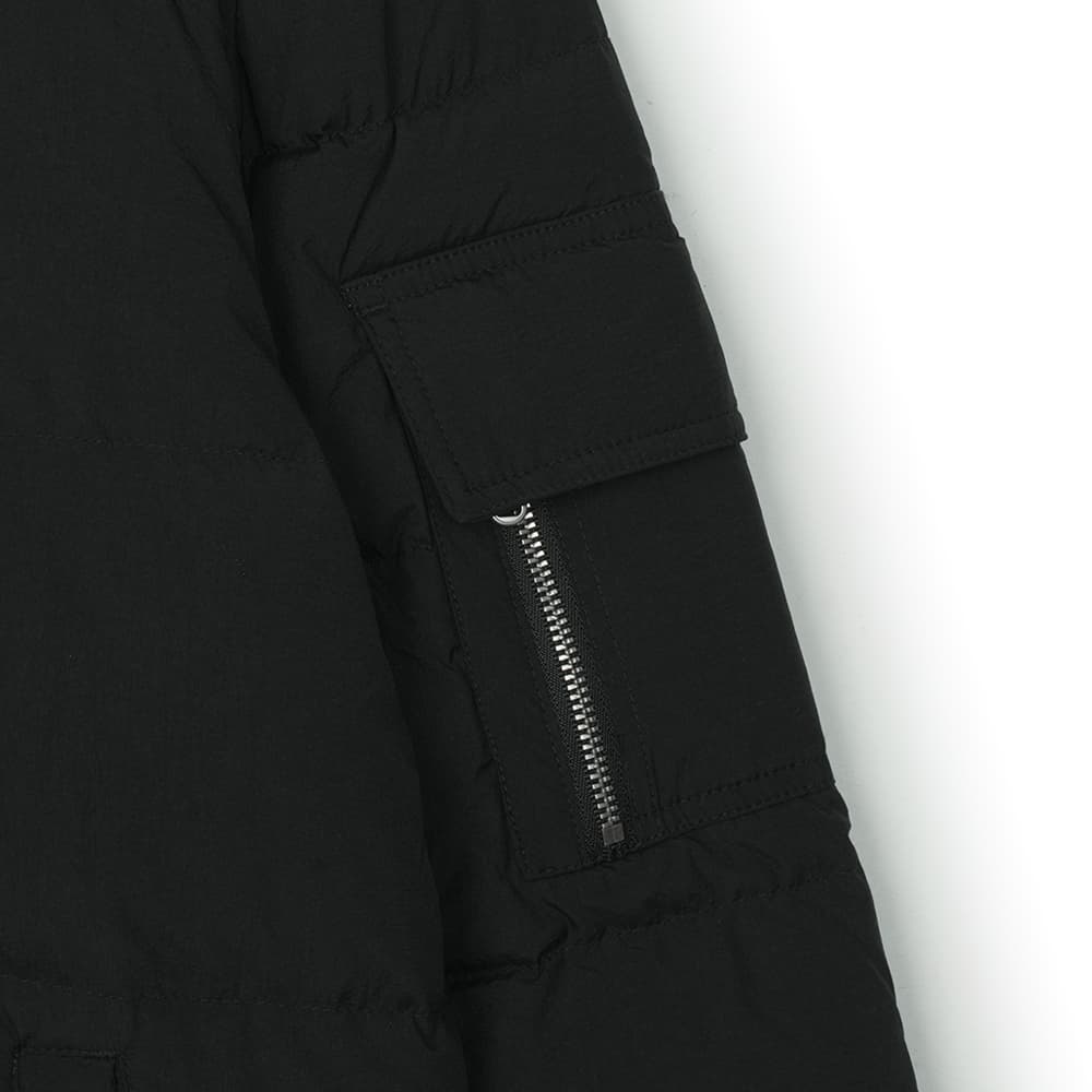 캘빈클라인 남성 나일론 퀼팅 다운 봄버 자켓 블랙 J326806-BEH