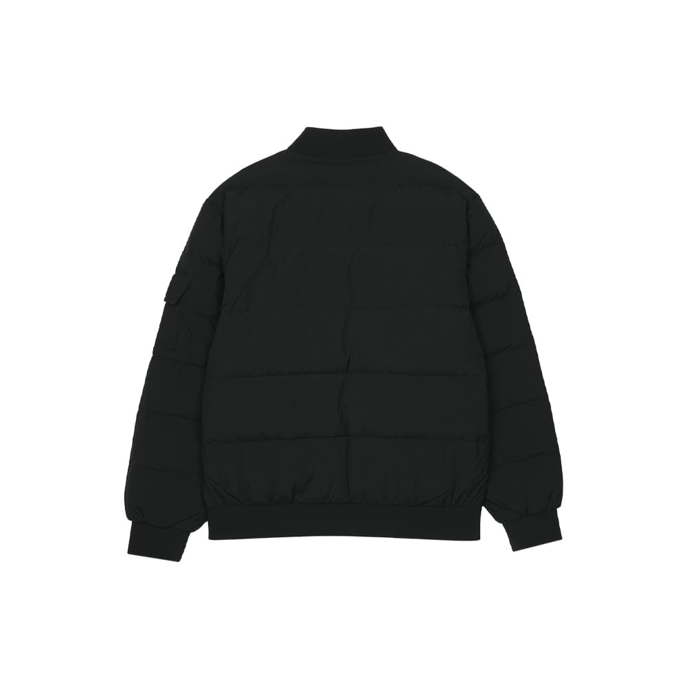 캘빈클라인 남성 나일론 퀼팅 다운 봄버 자켓 블랙 J326806-BEH