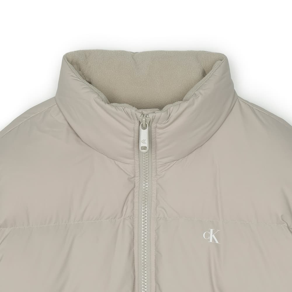 캘빈클라인 남성 스탠다드 다운 패딩 자켓 베이지 J326811-PED