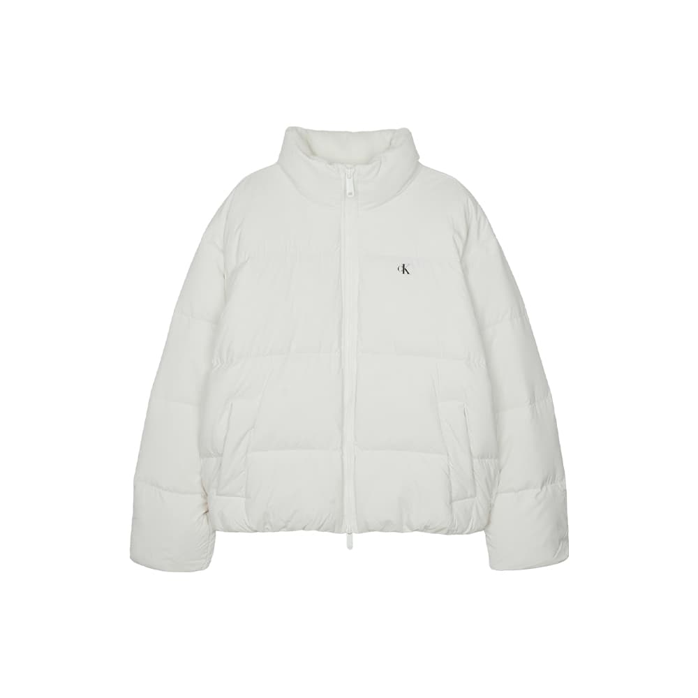 [SETOF] 캘빈클라인 남성 스탠다드 다운 패딩 자켓 아이보리 J326811-YBI