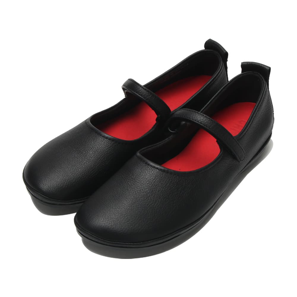 캠퍼 플랫슈즈 라이트 니나 여성 발레리나 블랙 K201365-021