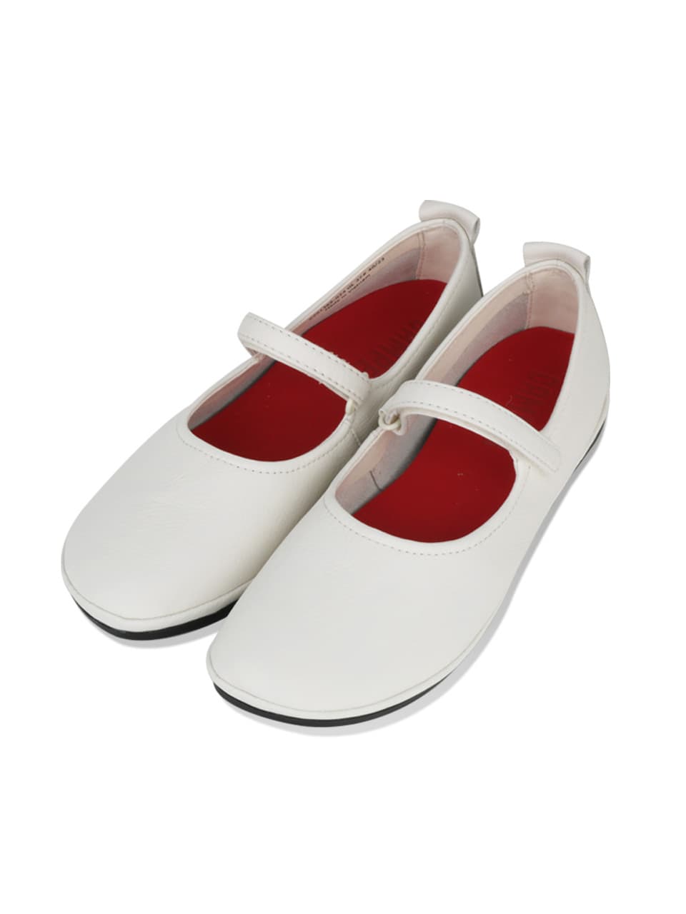 캠퍼 플랫슈즈 라이트 니나 여성 발레리나 화이트 K201365-024