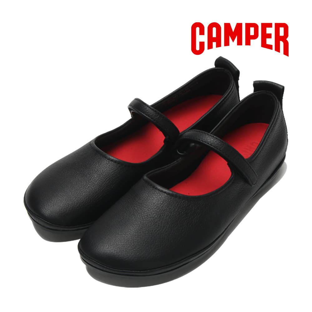 캠퍼 플랫슈즈 라이트 니나 여성 발레리나 블랙 K201365-021