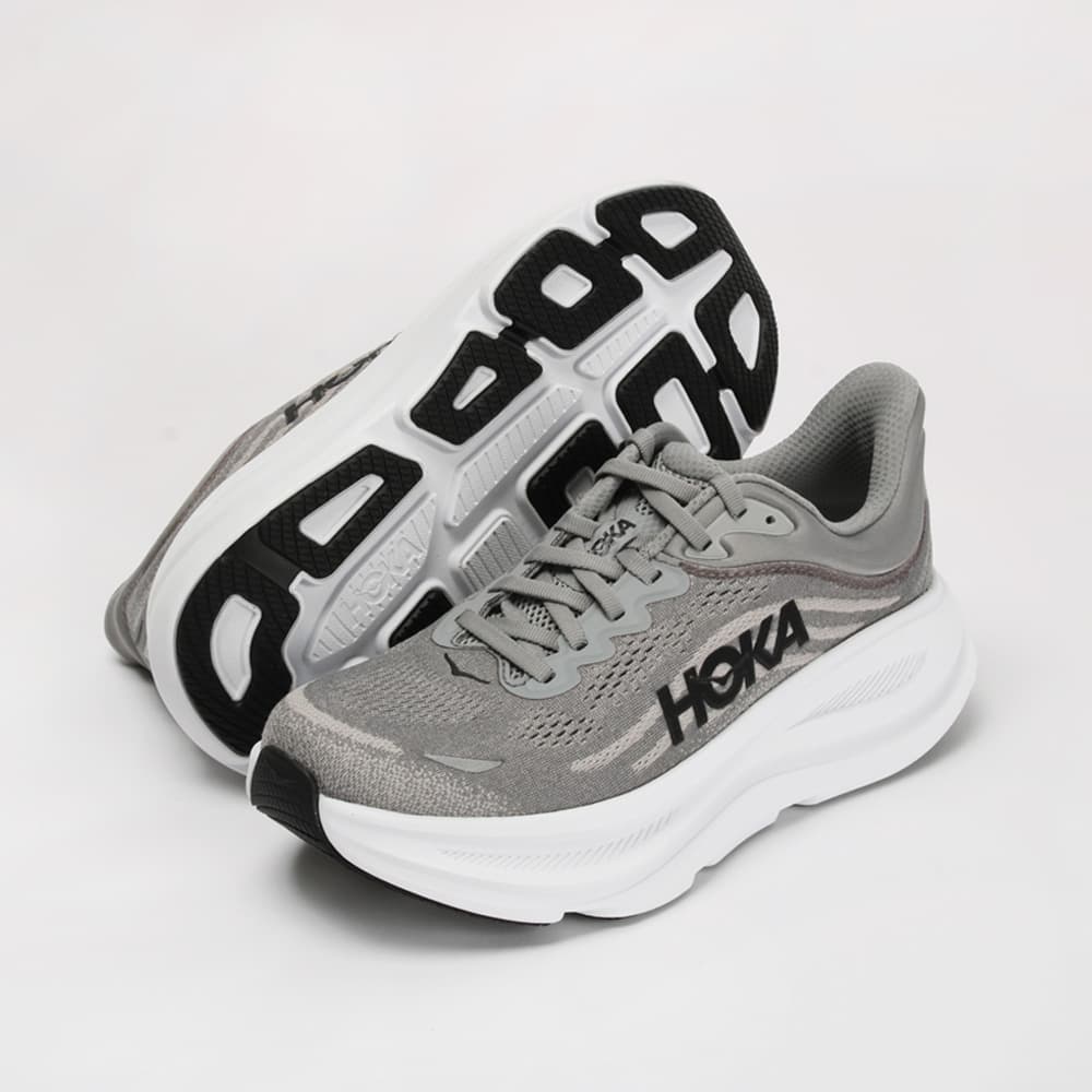 호카 남성 운동화 본디9 와이드 스텔라 그레이 1162013-GCTC