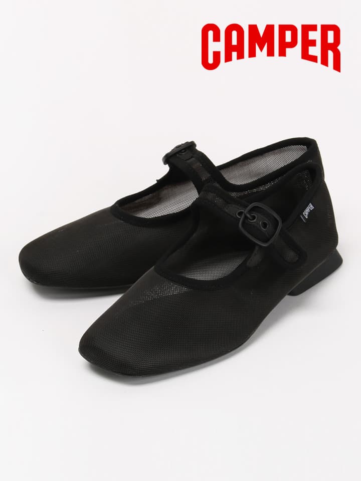 캠퍼 플랫슈즈 카시 마이라 여성 발레리나 블랙 K201628-003