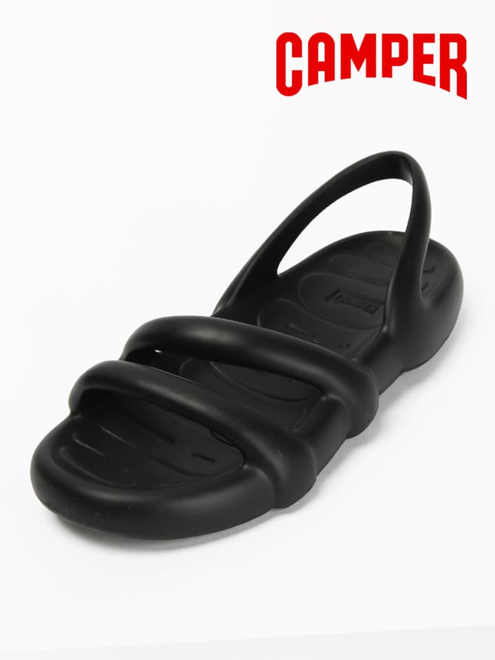 캠퍼 샌들 코바라 플랫슈즈 여성 블랙 K201636-001