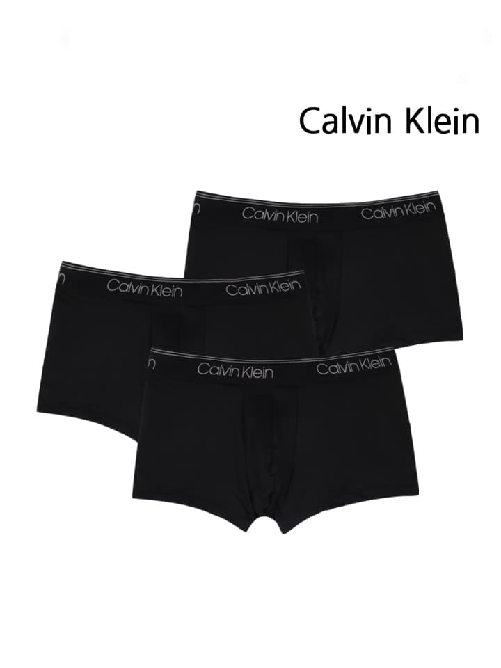 캘빈클라인 언더웨어 남자속옷 드로즈 팬티 3개세트 로우라이즈 NB2569-001