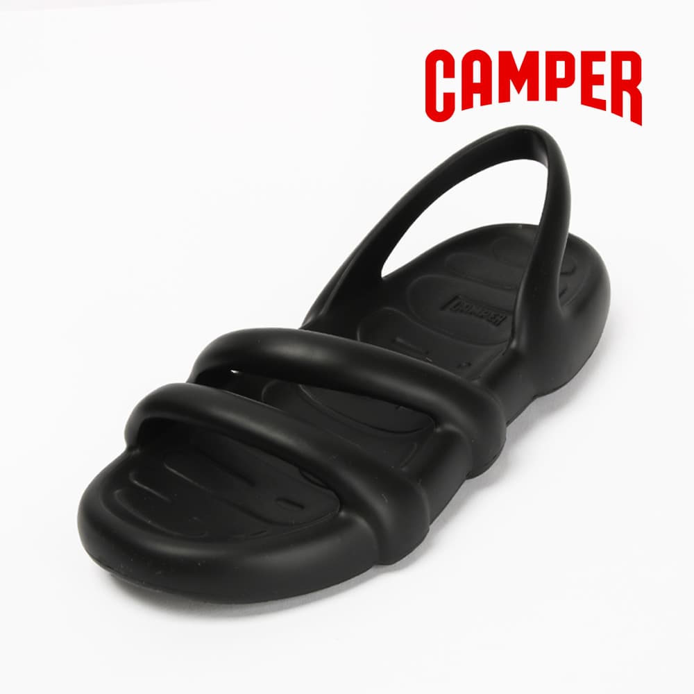 캠퍼 샌들 코바라 플랫슈즈 여성 블랙 K201636-001