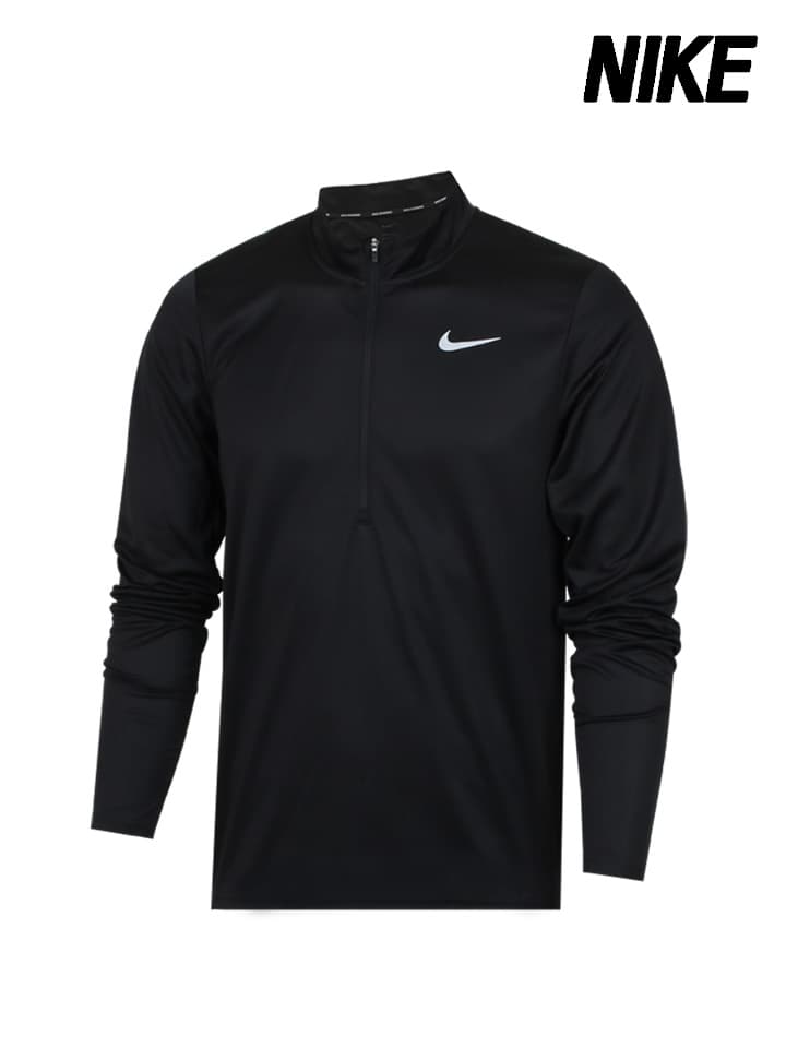나이키 긴팔티셔츠 드라이핏 페이서 반집업 블랙 FQ2494-010