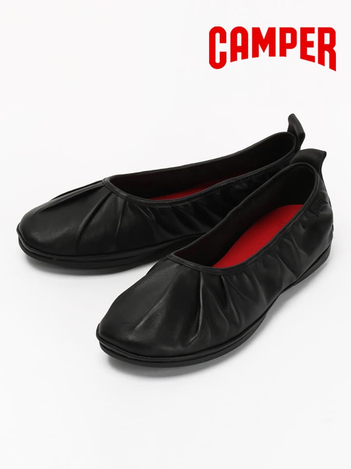 캠퍼 플랫슈즈 라이트 니나 여성 발레리나 블랙 K201704-001