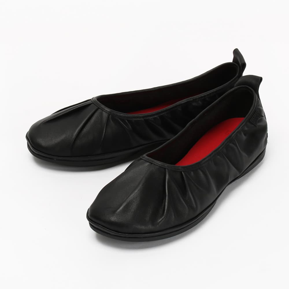 캠퍼 플랫슈즈 라이트 니나 여성 발레리나 블랙 K201704-001