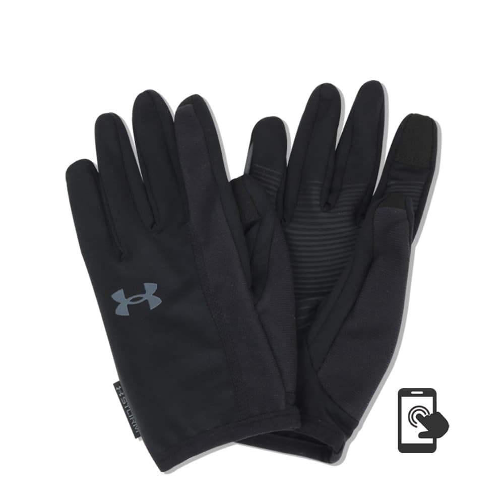 언더아머 스톰 런 라이너 방한 장갑 블랙 1377510-001