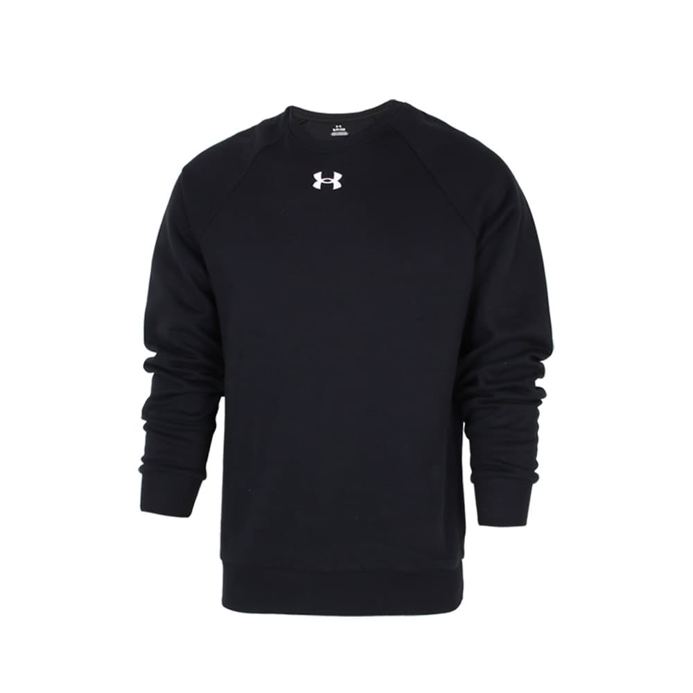 언더아머 맨투맨 라이벌 플리스 크루 남성 블랙 1379755-001