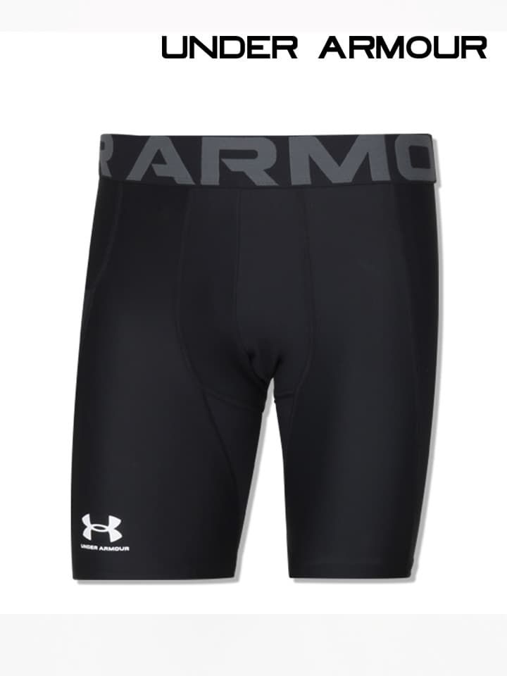 언더아머 레깅스 히트기어 아머 컴프레션 쇼츠 블랙 1361596-001