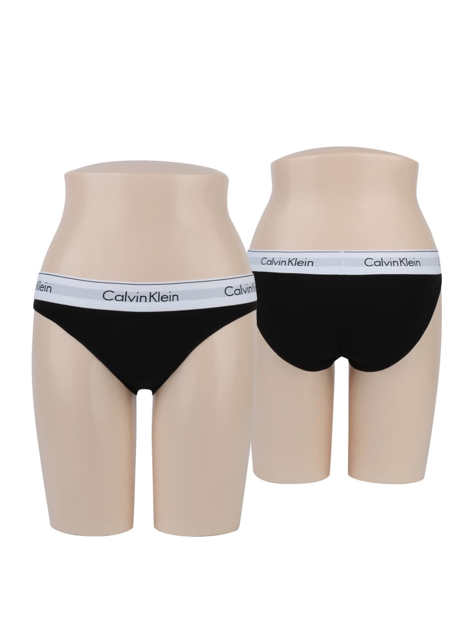 캘빈클라인 여자속옷 삼각 비키니 팬티 블랙 QF8520-004