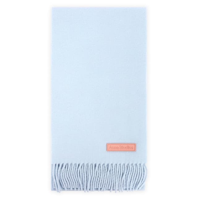 디몬트 23 F/W 아크네 스튜디오 공용 핑크라벨 슬림 울 머플러(파우더블루) CA0281 AQO