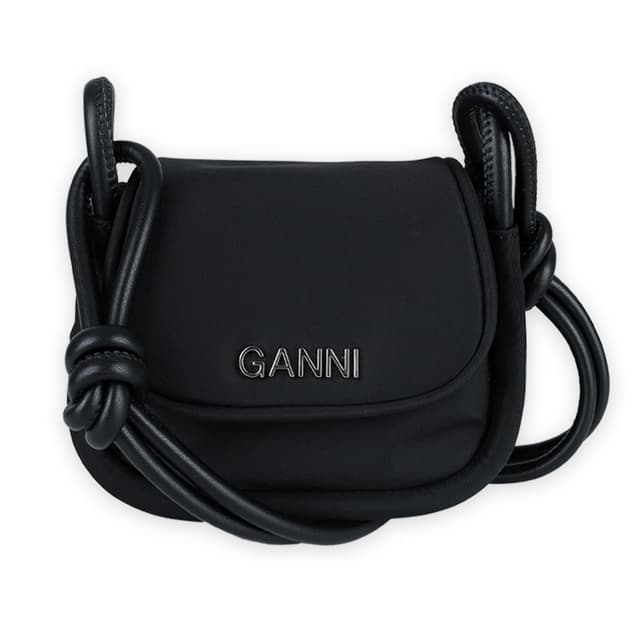 디몬트 23 F/W 가니 여성 노트 스트랩 미니 크로스백(블랙) A4903 099