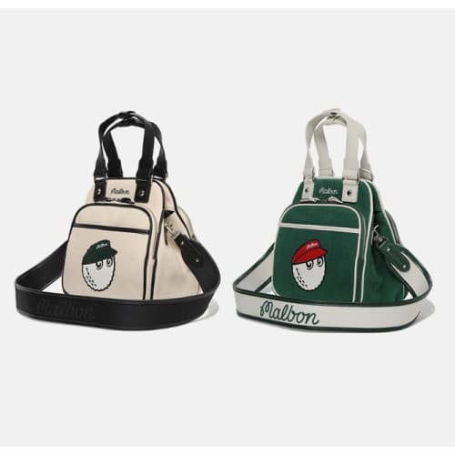 [국내배송] 쇼핑백 선물포장 말본 골프 스퀘어 버킷 토트 미니백