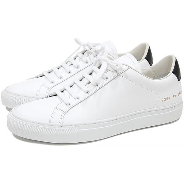 23FW 커먼프로젝트 레트로 로우 스니커즈 2367 화이트 블랙